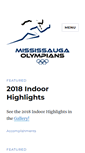 Mobile Screenshot of mississaugaolympians.com