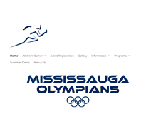 Tablet Screenshot of mississaugaolympians.com